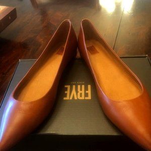 Frye Sienna Ballet flats in Saddle